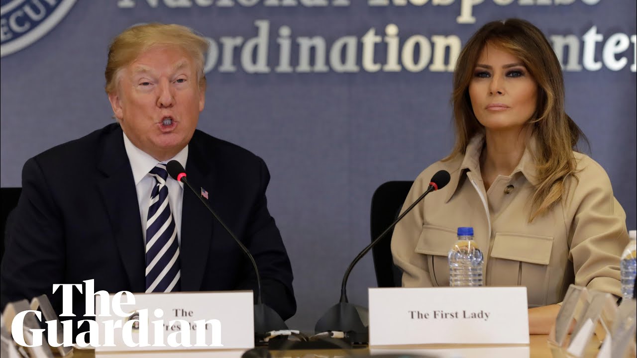Melania Trump appears in front of the cameras for the first time in weeks