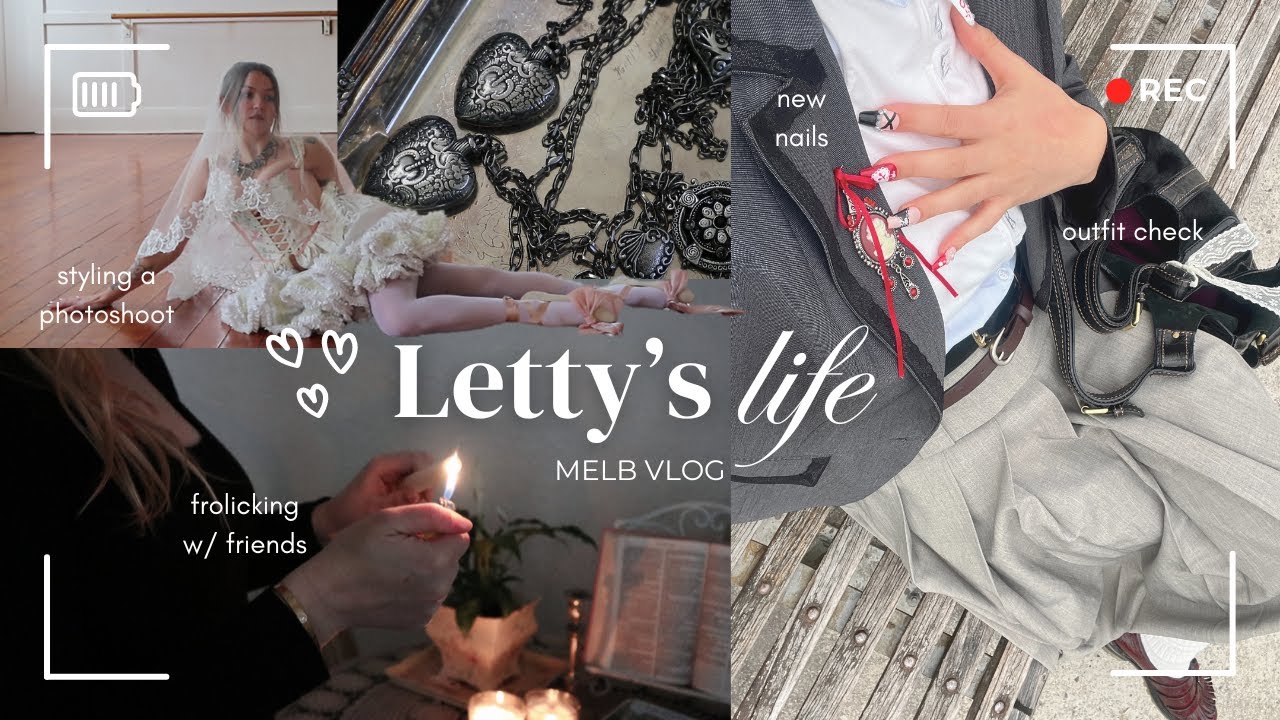 thrift market, friend dates, styling a photoshoot, cute cafes ୨୧ MELB VLOG ep1