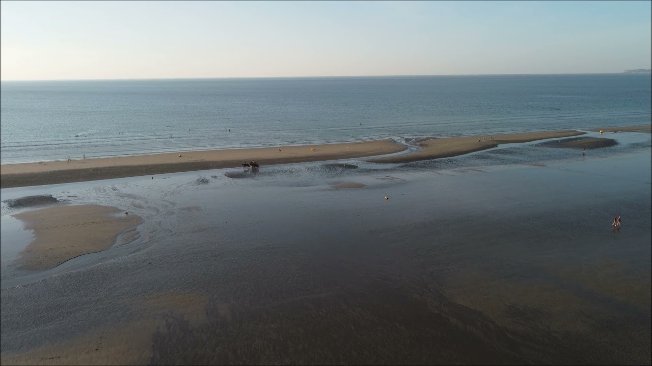 relaxing view of benerville beach DJI mini2 4K
