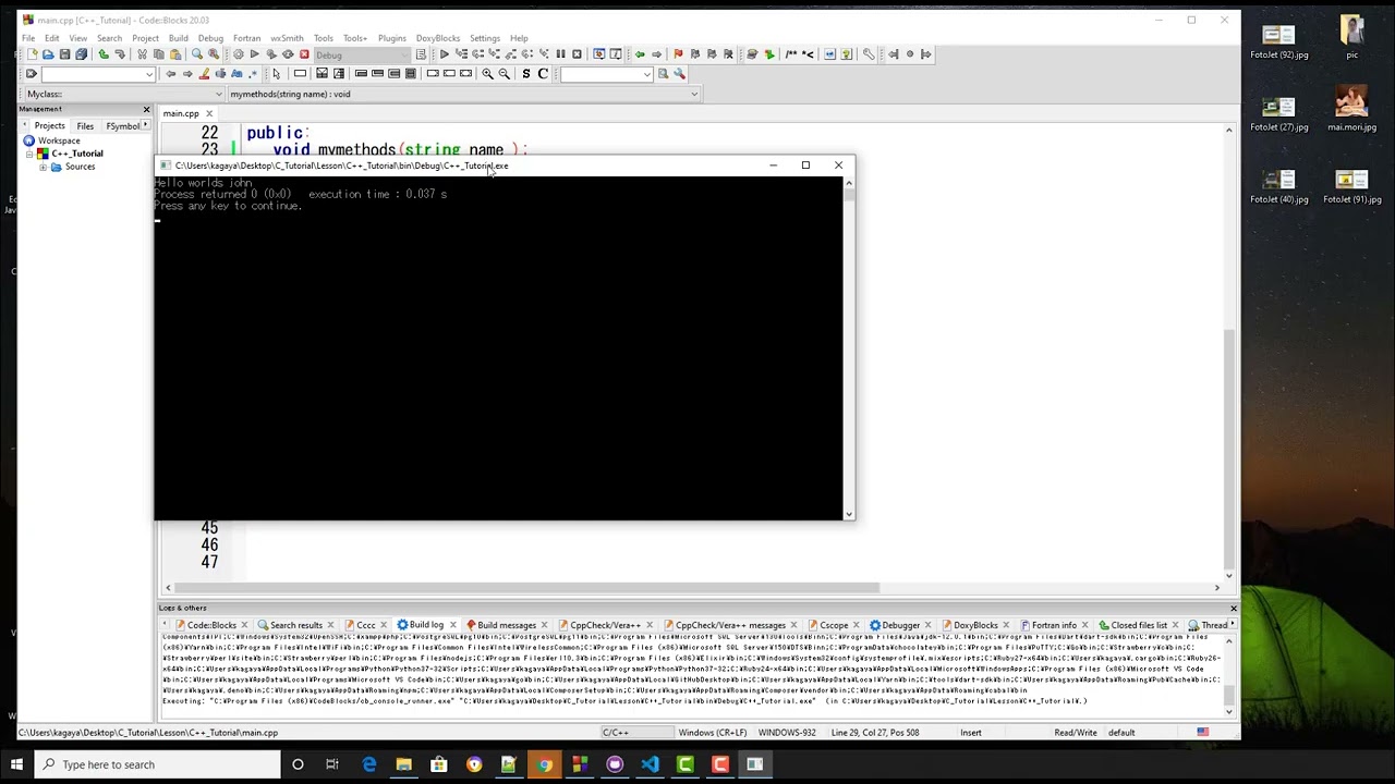 C++ Tutorial Tagalog 77  Parameters
