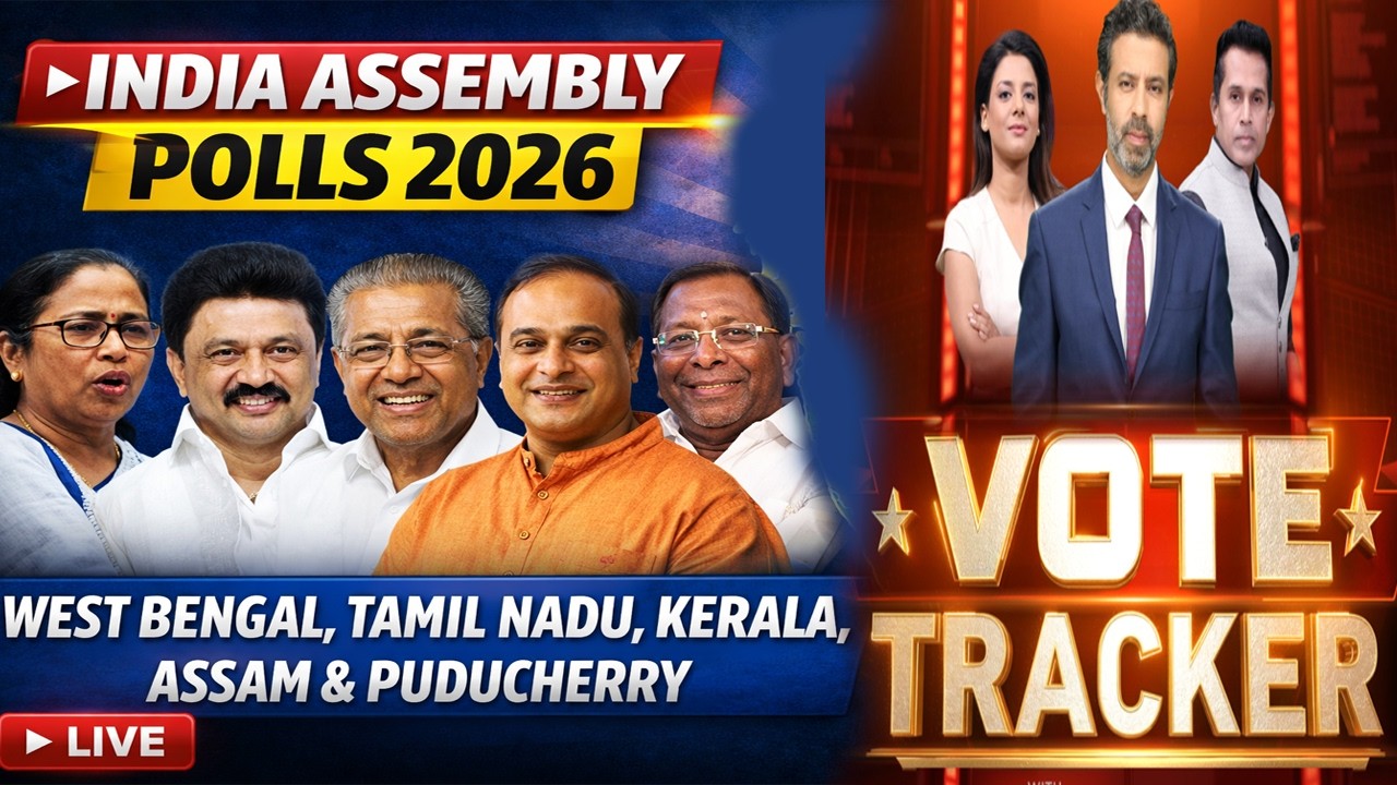 India Assembly Polls 2026: CNN-News18 Poll Tracker Goes LIVE Across 5 Key States