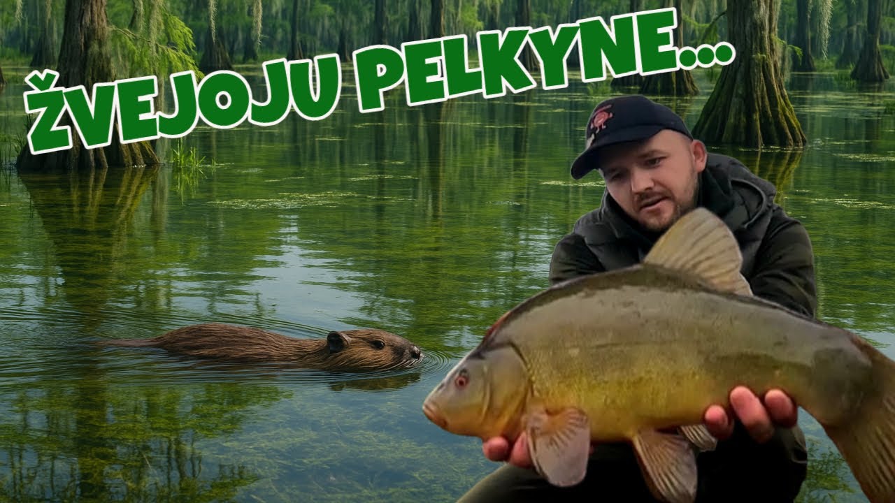 Kokios žuvys slepiasi šioje užžėlusioje pelkėje?