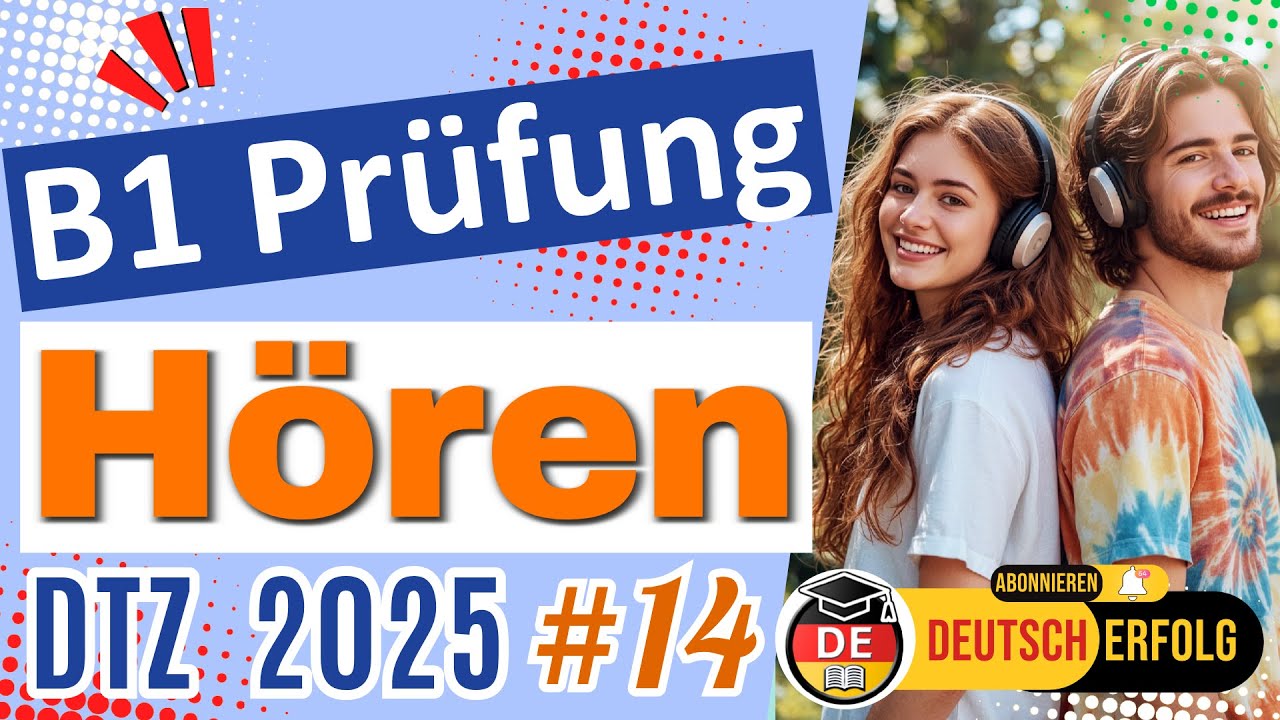 Hören B1 | Modelltest 2025 | Übung mit Lösungen #14 | Deutsch DTZ
