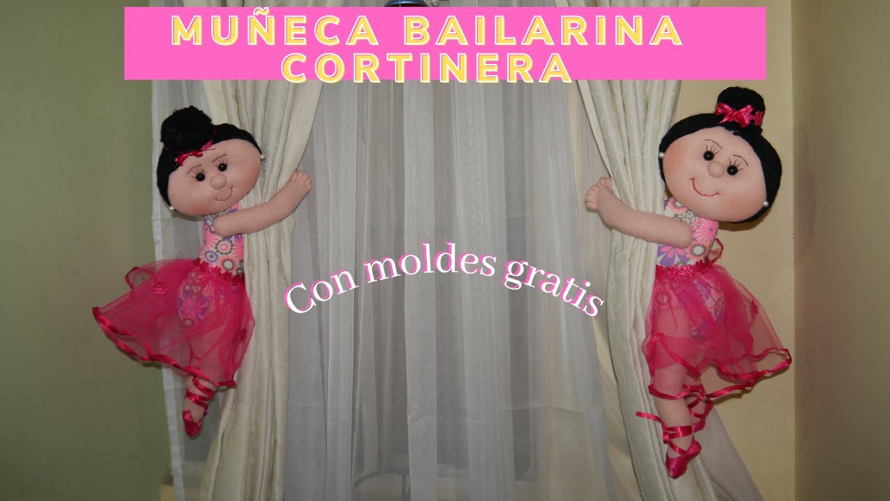 DIY MUÑECA BAILARINA CORTINERA