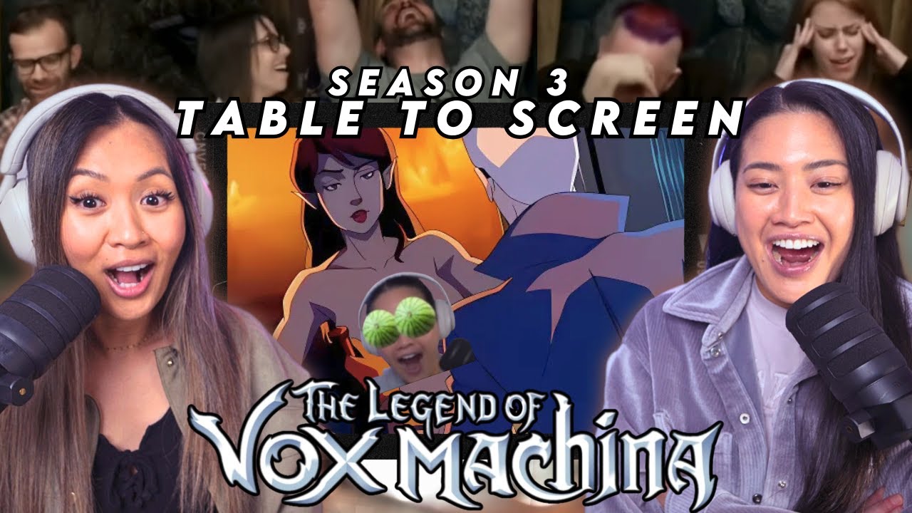 Реакция на лучшие моменты VOX MACHINA, снятые с экрана на столе в третьем сезоне (важная роль)