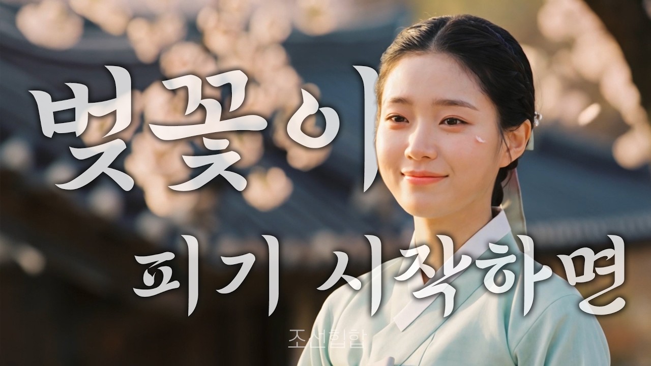 조선힙합 🎧 벚꽃이 피기 시작하면 🔥