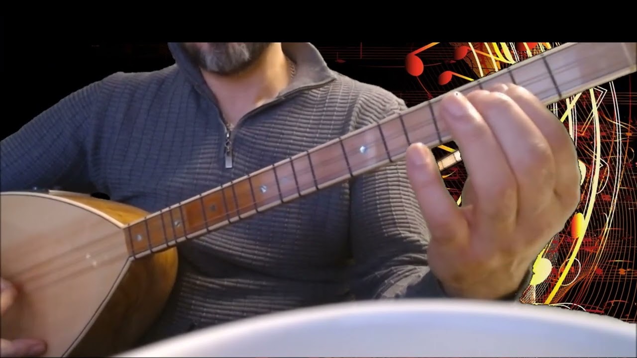 Kisa sap Baglamada alt tel, orta tel ve üst telde Nota yerleri #bağlamadersi  #bağlamasolfej