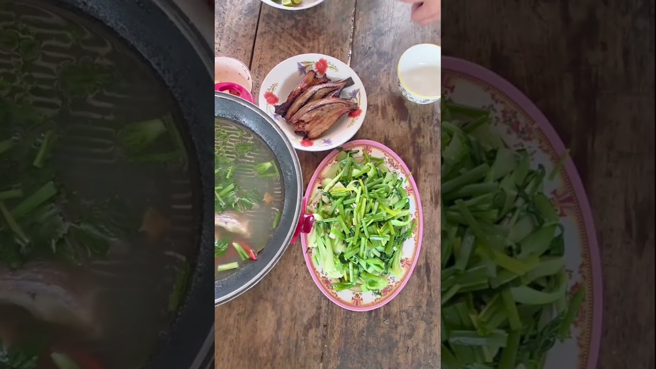 ស្ងោរជ្រក់ ត្រីចៀន នឹង ឆាបន្លែ មានរស់ជាតិ ឆ្ងាញ់😋