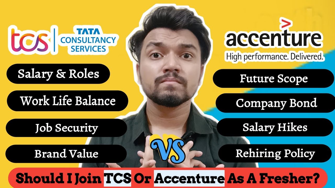 TCS VS ACCENTURE | Which Company To Choose As A Fresher | ACCENTURE VS TCS | Nitin Mangotra