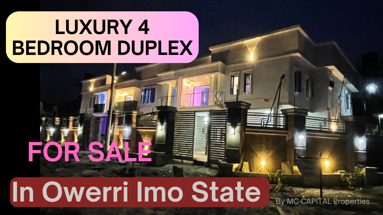 Signature 4 Bedroom Luxury Duplex in Owerri For Sale