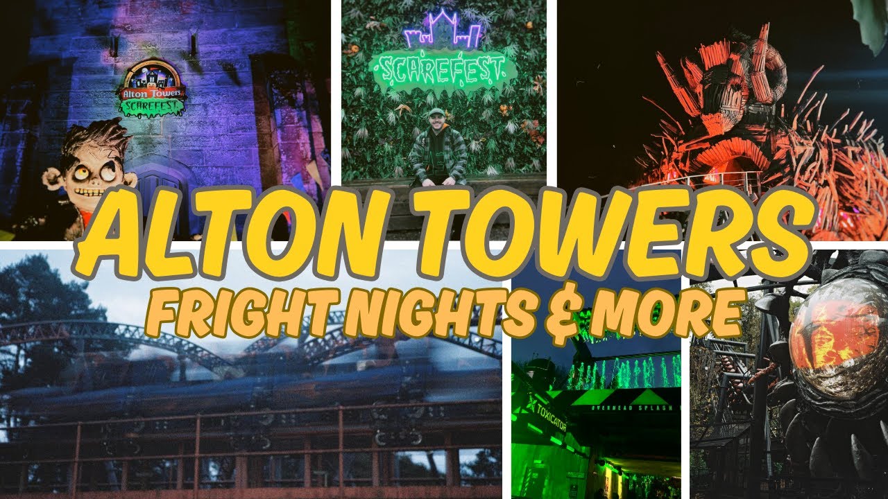 ALTON TOWERS + FRIGHT NIGHTS & BIRTHDAY VLOG