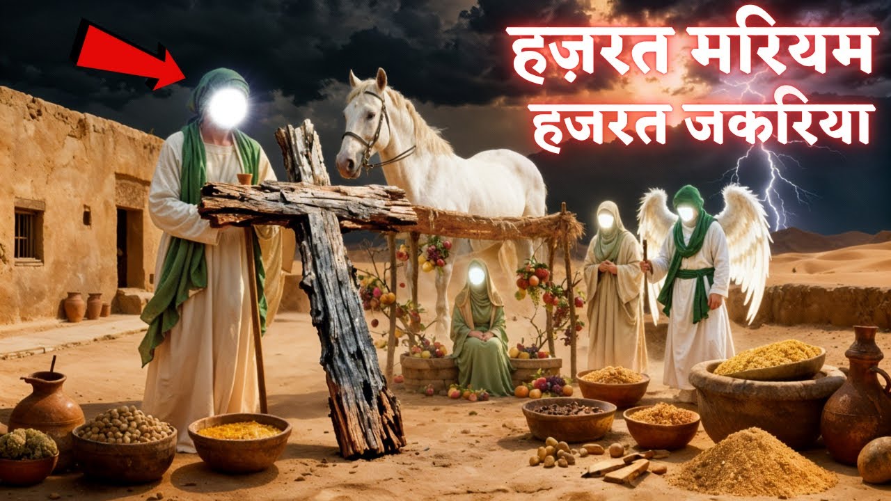 हज़रत मरियम के पास बेमौसम फल और हजरत जकरिया का वाक़िआ | हजरत जिब्राइल का वाक़िआ || Story of Maryam