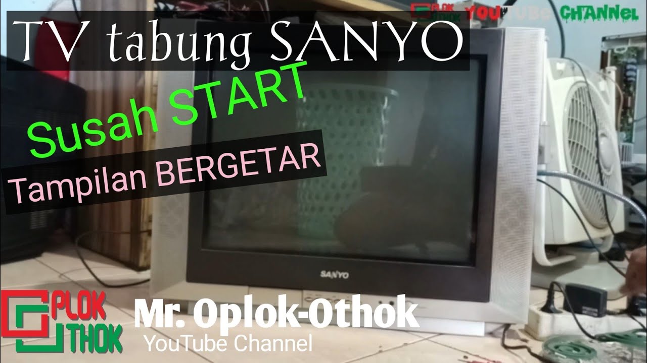Tv SANYO, susah START. Kalau sudah lama nyala, normal @mroplok-othok2888