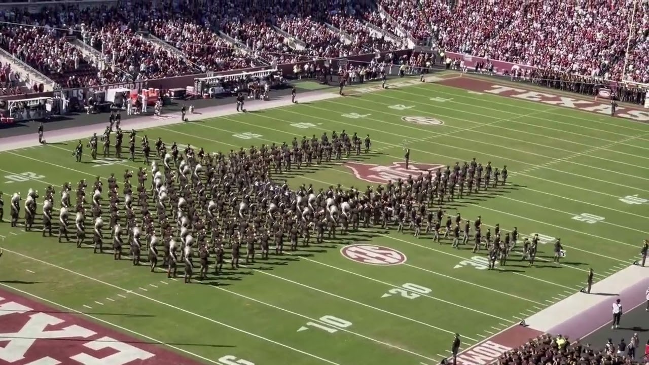 Texas A&M / Samford - Into, Band, Corps of Cadets