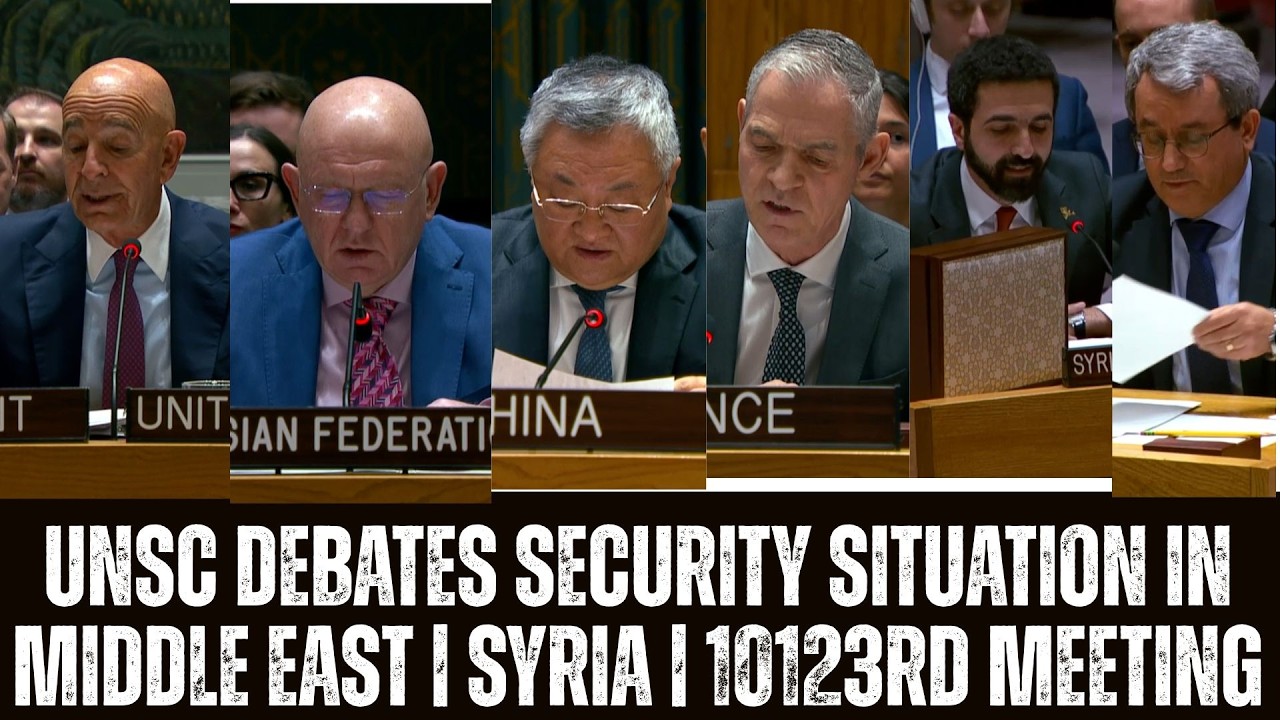 UNSC Debates Security Situation in Middle East | Syria | 10123rd meeting