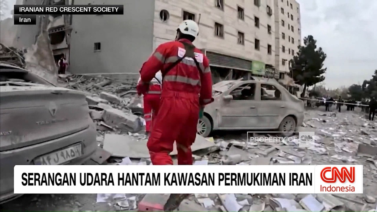 Serangan Udara Hantam Kawasan Permukiman Iran