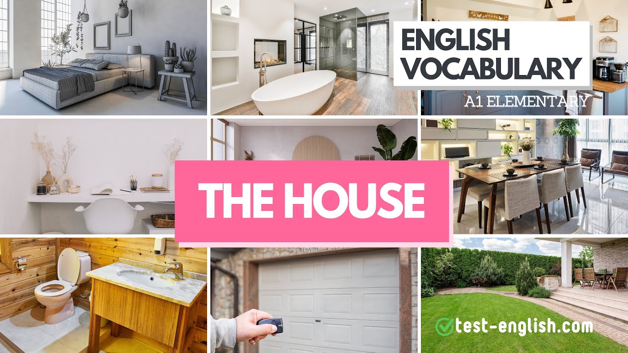 The house &ndash; A1 English Vocabulary