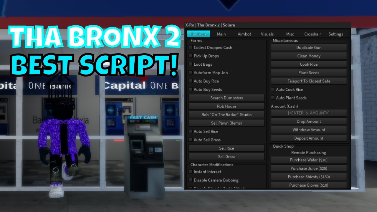 *OP* Tha bronx 2 Script 🔫 | Gun Dupe , Aimbot, AutoFarm
