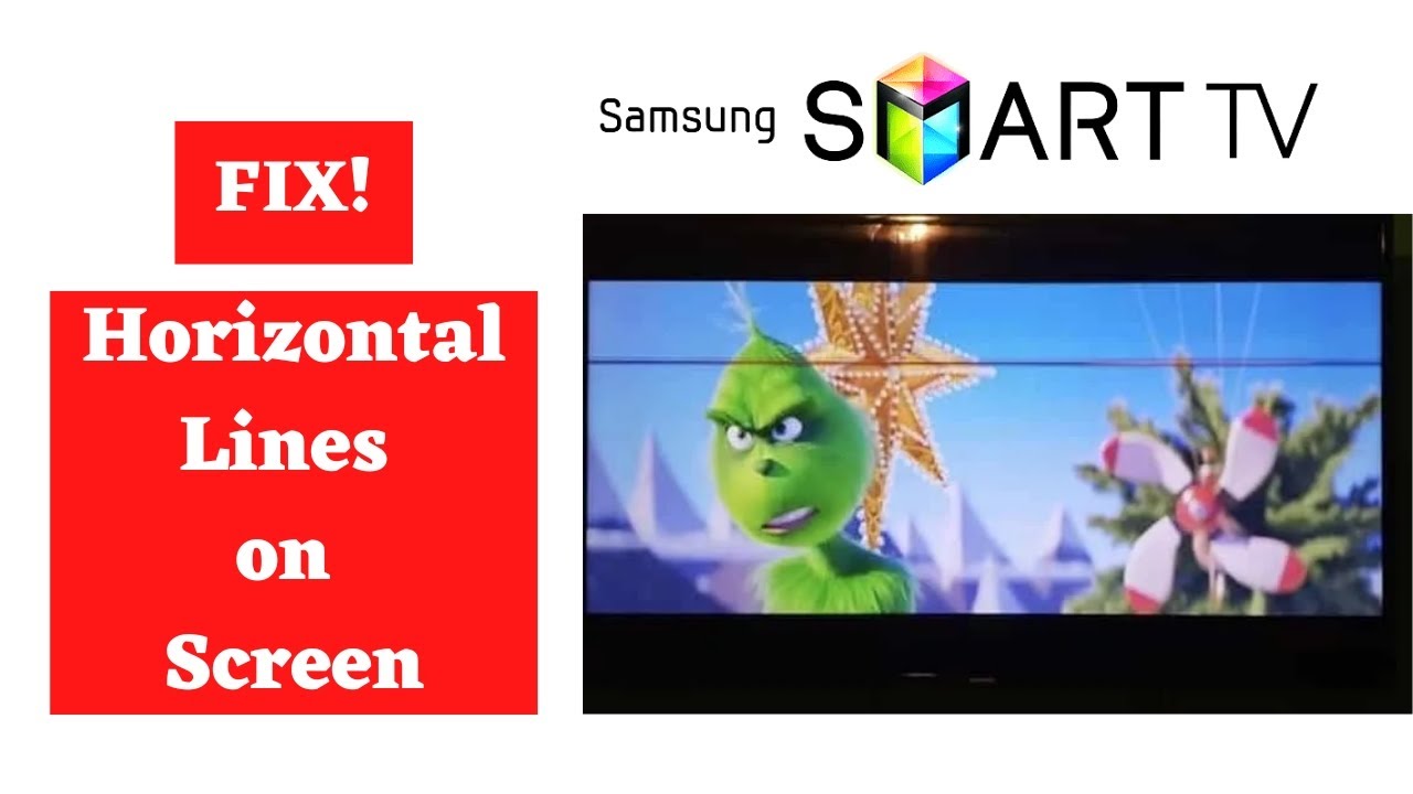 Как устранить горизонтальные полосы на экране телевизора Samsung