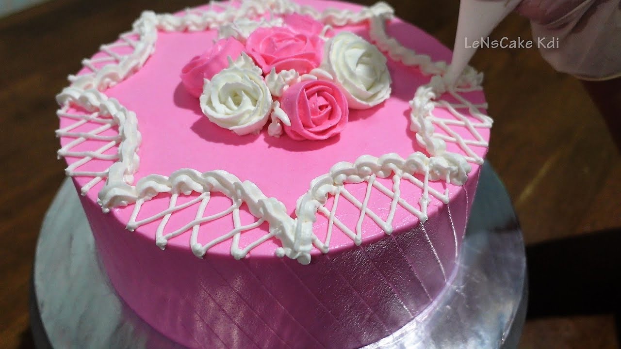 Kue ulang tahun anak perempuan MAWAR