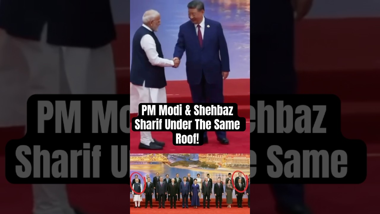 #Watch Modi & Shehbaz Sharif Under The Same Roof! #modi #china #pakistan
