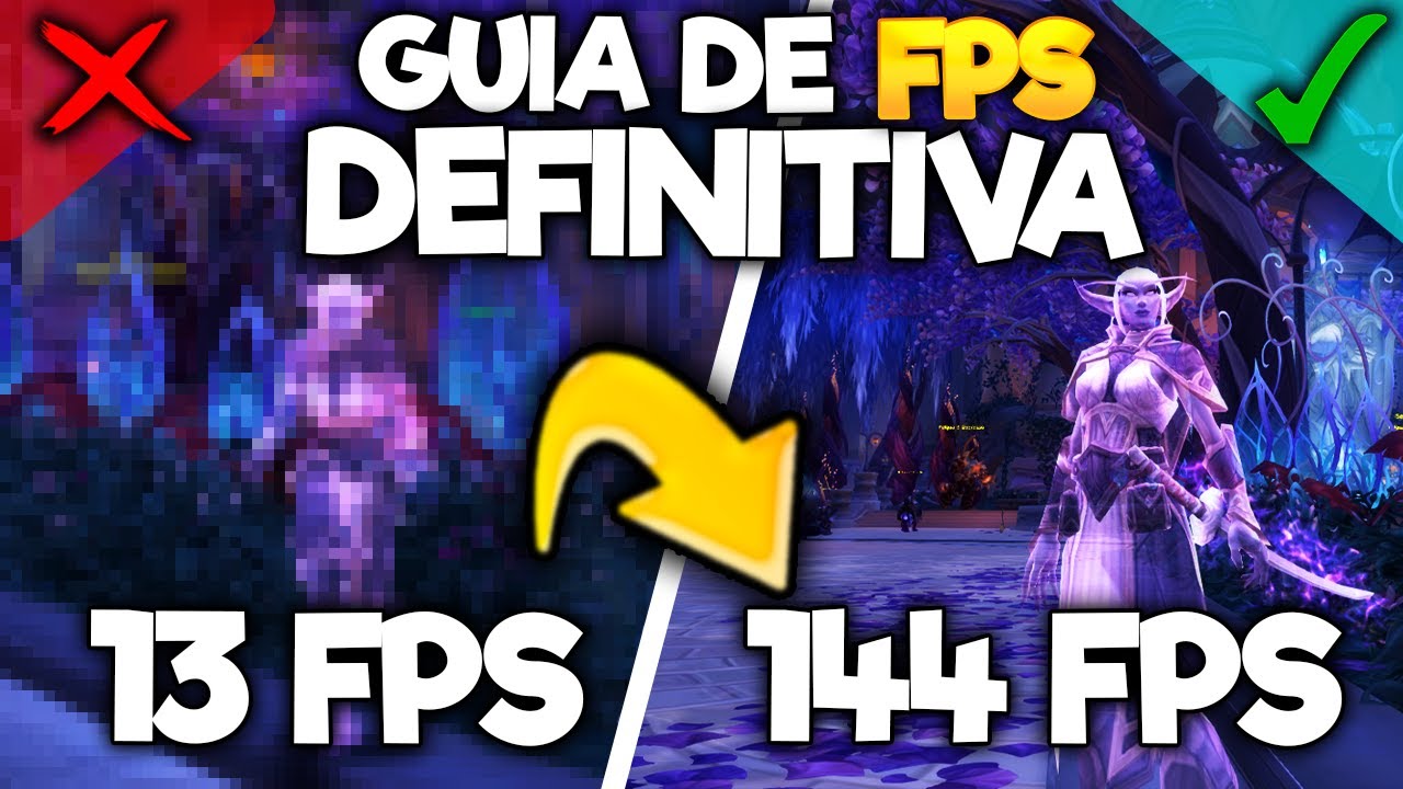 ✅8 FORMAS DE AUMENTAR LOS FPS EN WORLD OF WARCRAFT⏫THE WAR WITHIN