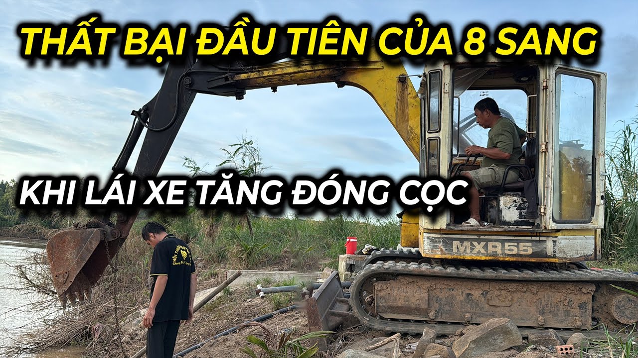Thất bại đầu ti&ecirc;n của 8 Sang khi l&aacute;i Xe Tăng đ&oacute;ng cọc&hellip;