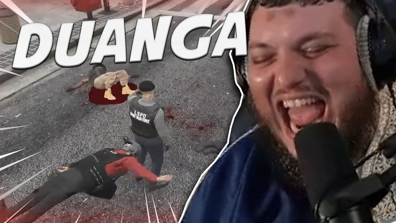 DUANGA HÄLT DIE STRAßEN SAUBER! 😂| GTA RP | AbuGoku9999
