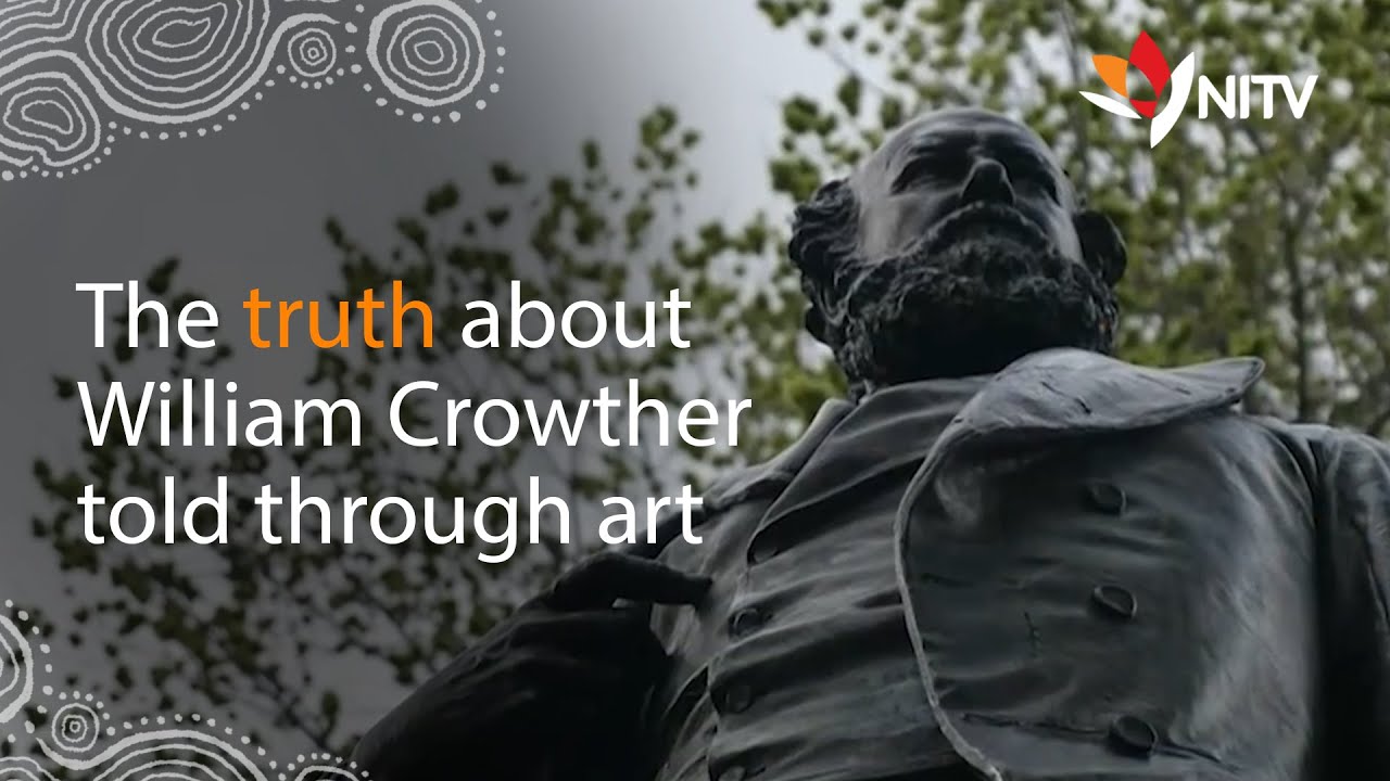 Artist reinterpretations of William Crowther's statue tells truth of dark history | The Point | NITV