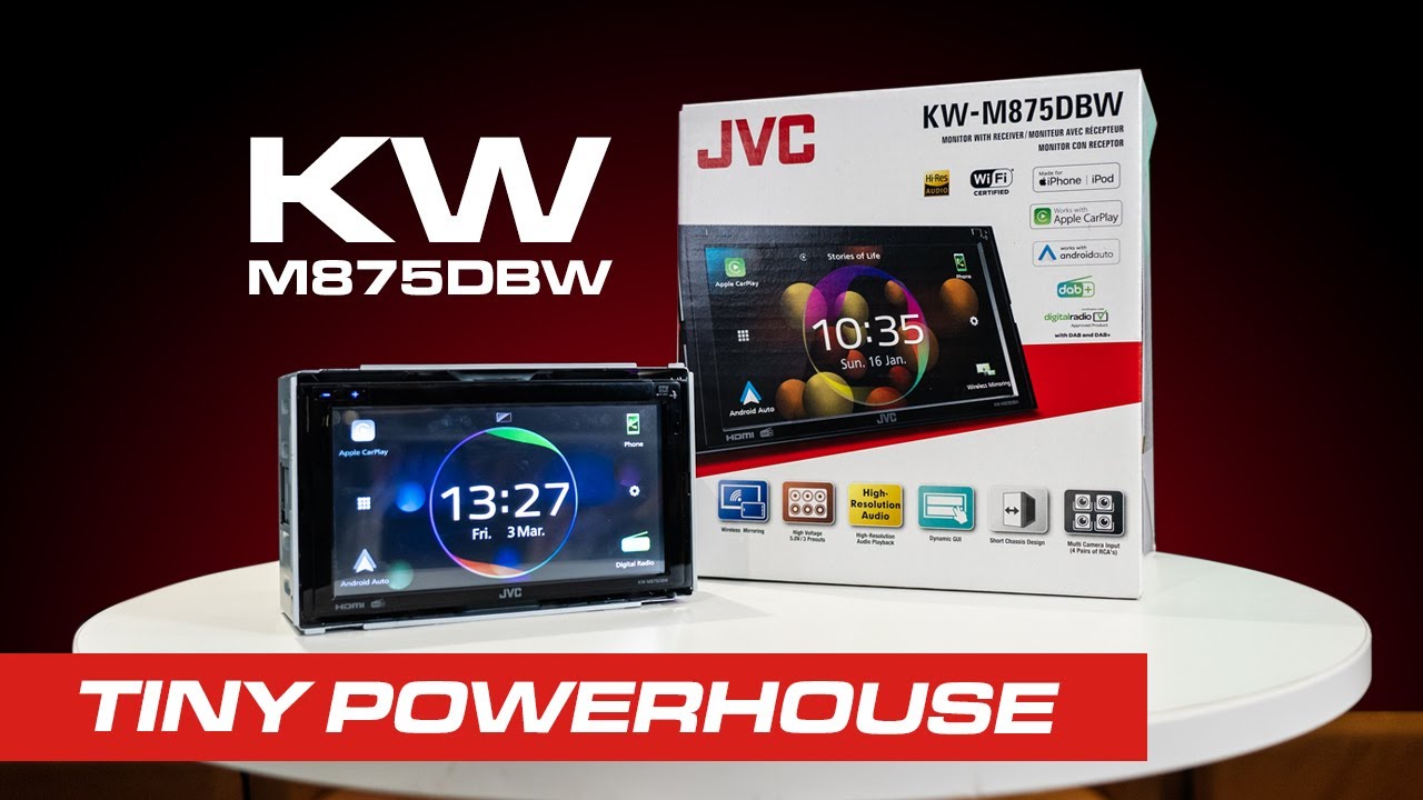 JVC KW-M875DBW Wireless Carplay, Android Auto Stereo - The Flagship Model | Car Audio Security