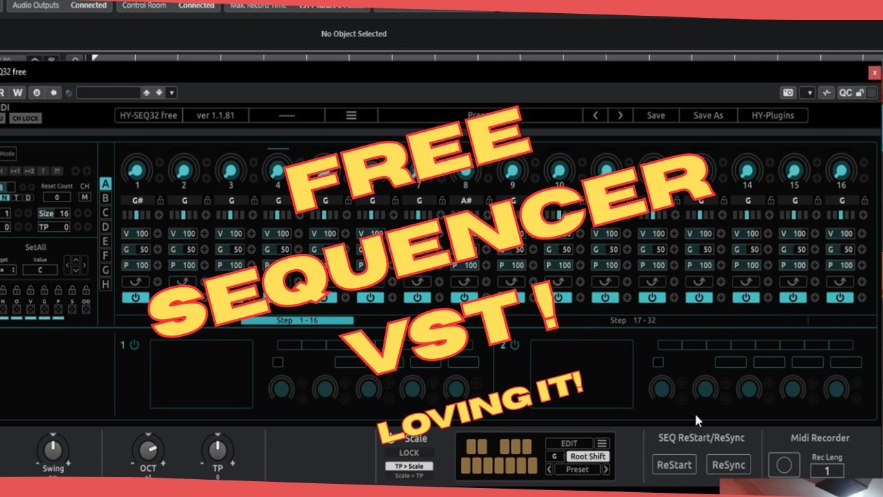 FREE Sequencer VST - HY-SEQ32