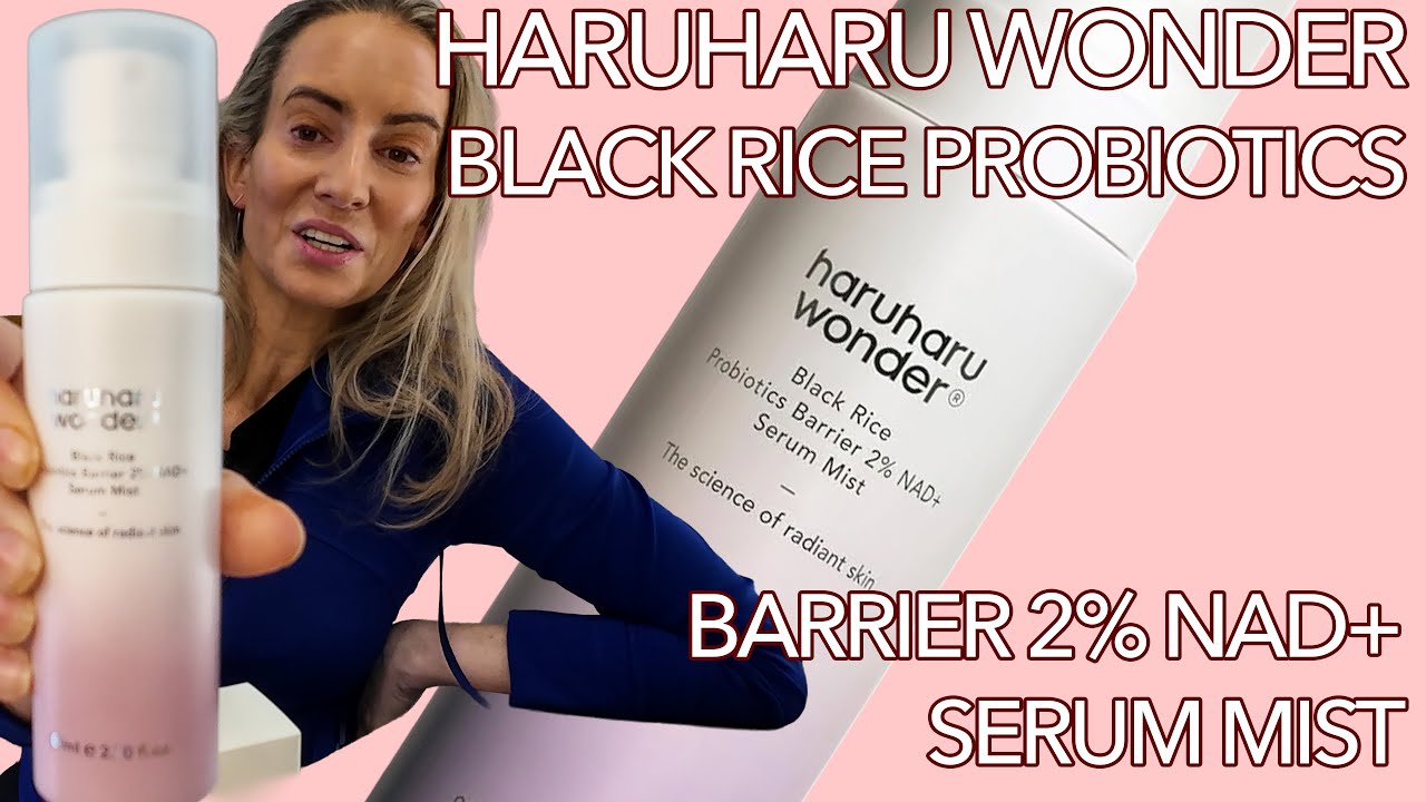 haruharu wonder Black Rice Probiotics Barrier 2% NAD+ Serum Mist Review, How to, Dupes