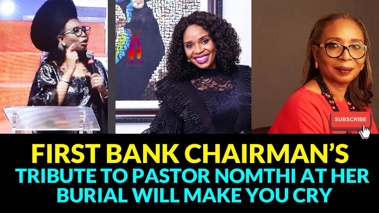 ODUKOYA'S WIFE BURIAL: Pastor Blessing Awosika gives a heartfelt Tribute to Nomth Odukoya.