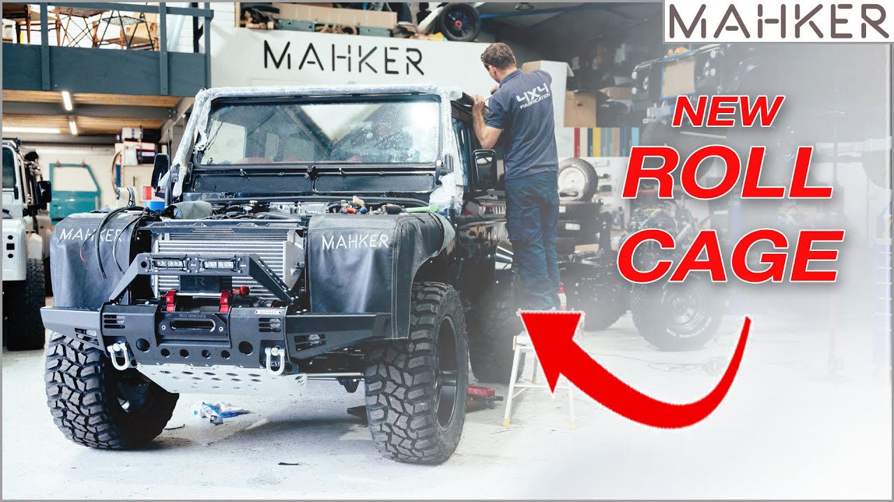 Установка 4-точечного каркаса безопасности на Land Rover Defender | MAHKER EP045