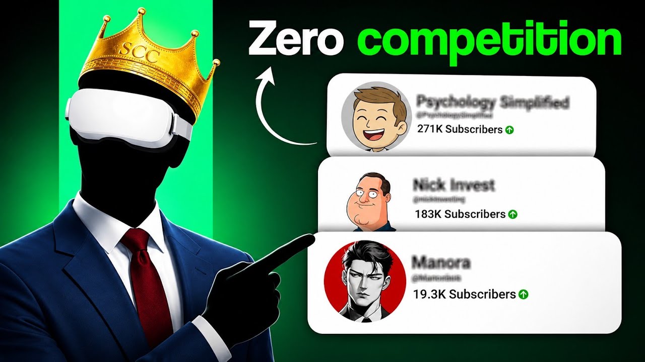 Zero Competition YouTube Niches 2026 🔥