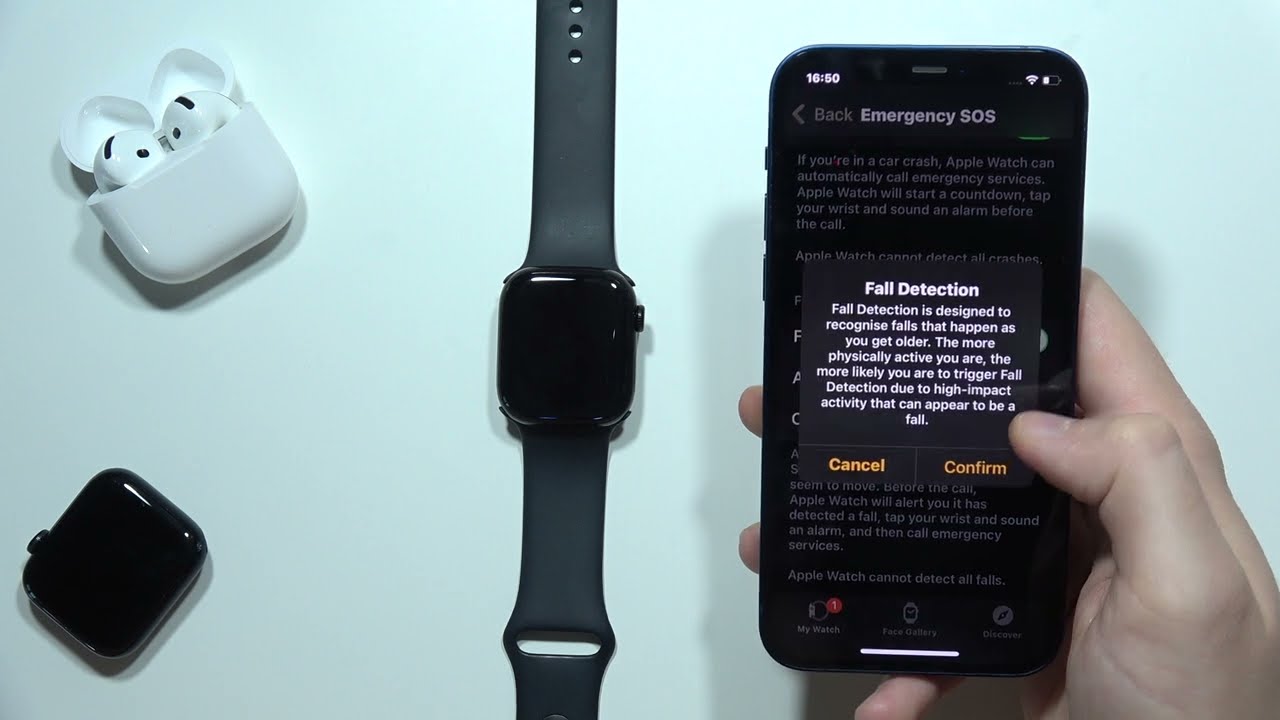 Apple Watch 10: как включить функцию обнаружения падений