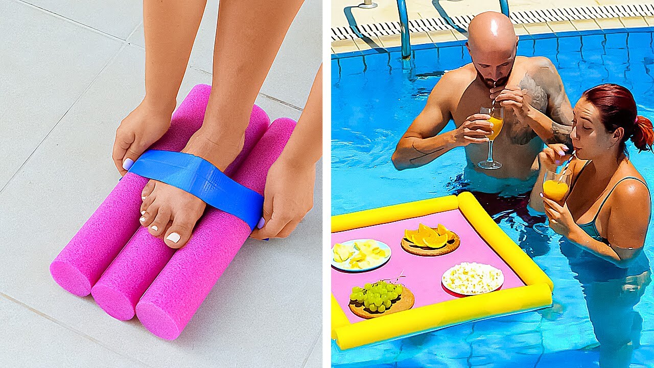 SABE AQUELA BRINCADEIRA DE PISCINA? 👙 A GENTE INVENTOU UMA NOVA! 😱