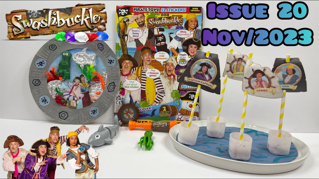 Swashbuckle magazine, issue 20, Nov/2023 with pirate set 🏴‍☠️🏴‍☠️