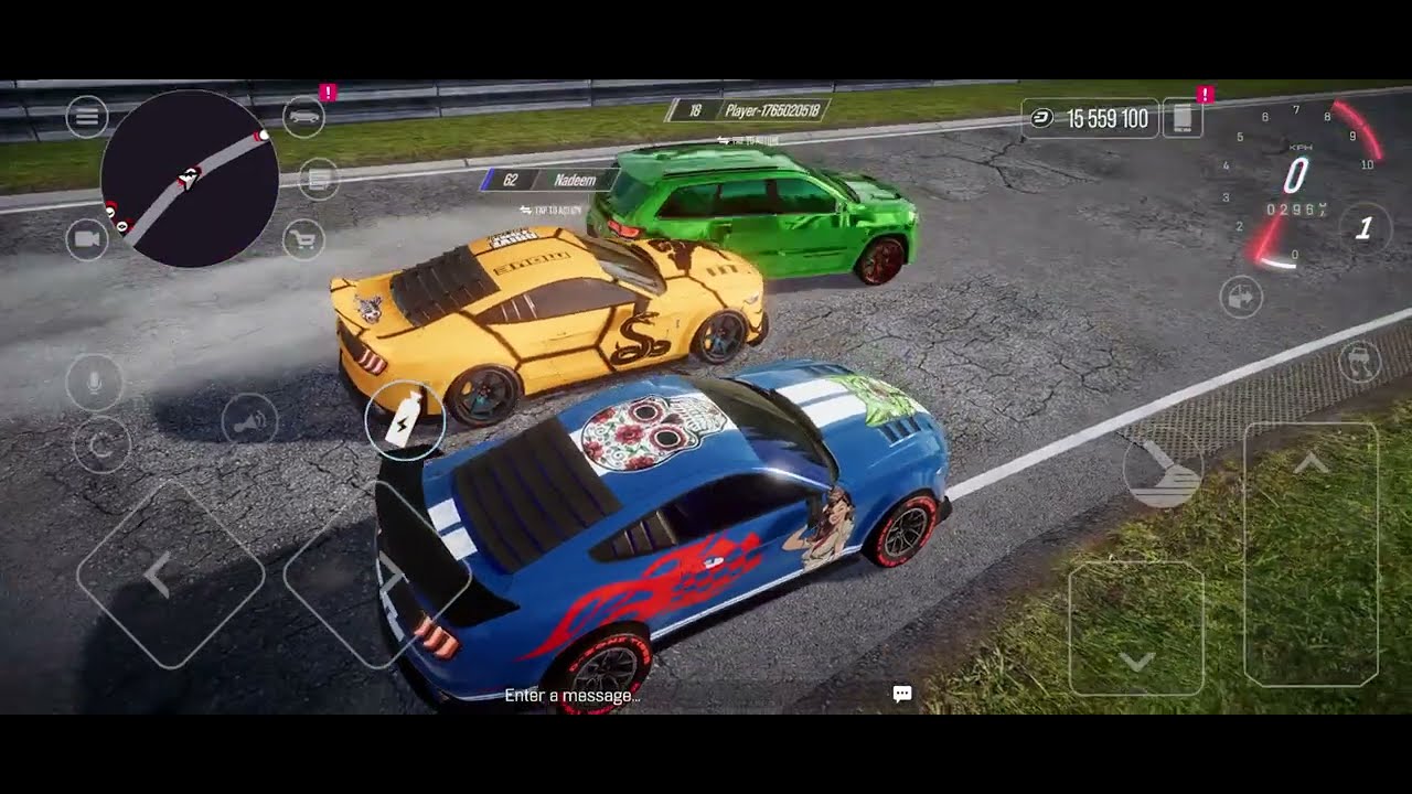 Random drag race driving zone online 
