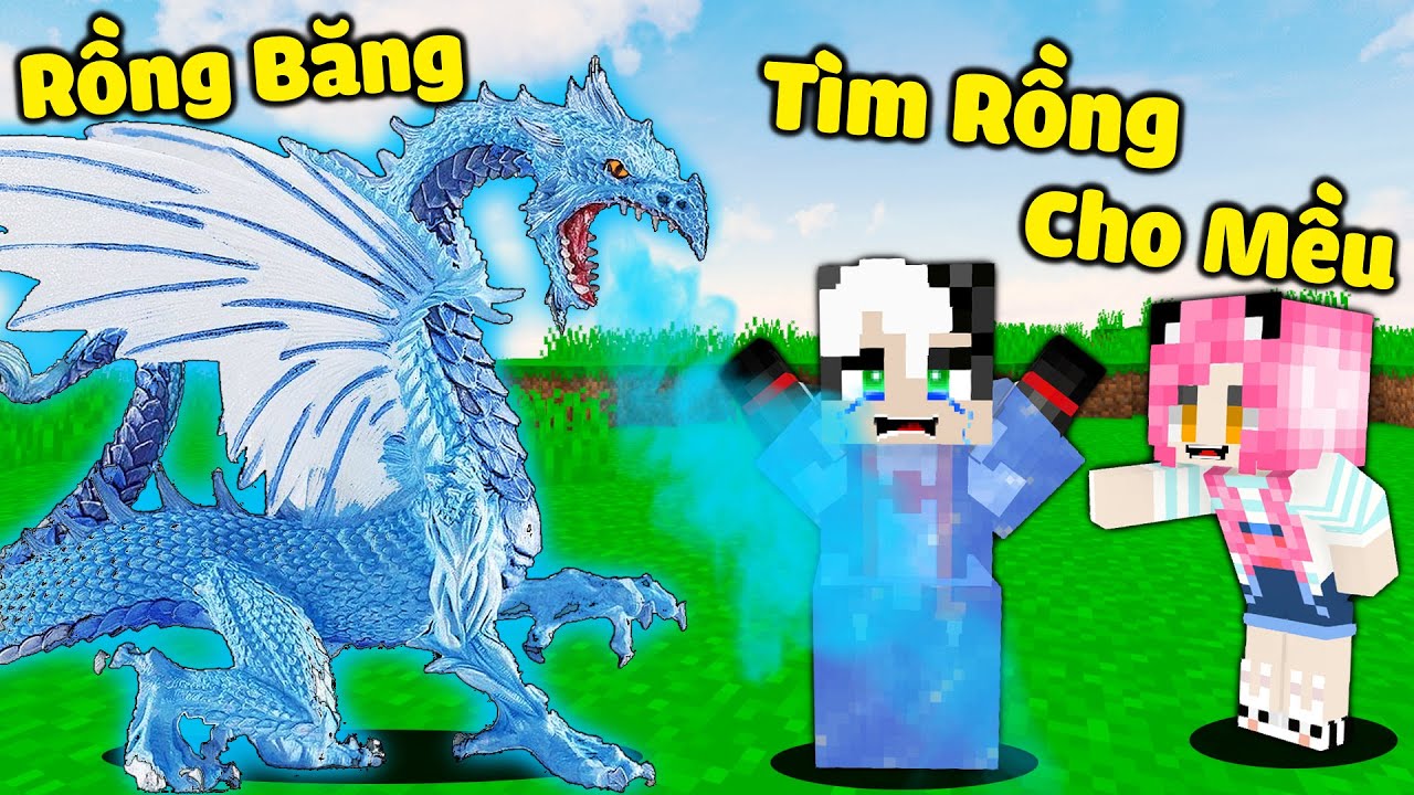 REDHOOD THỬ THÁCH 24 GIỜ SINH TỒN ĐẢO RỒNG MCPE TẬP 3*REDHOOD TẶNG MỀU RỒNG BĂNG PRO TRONG MINECRAFT
