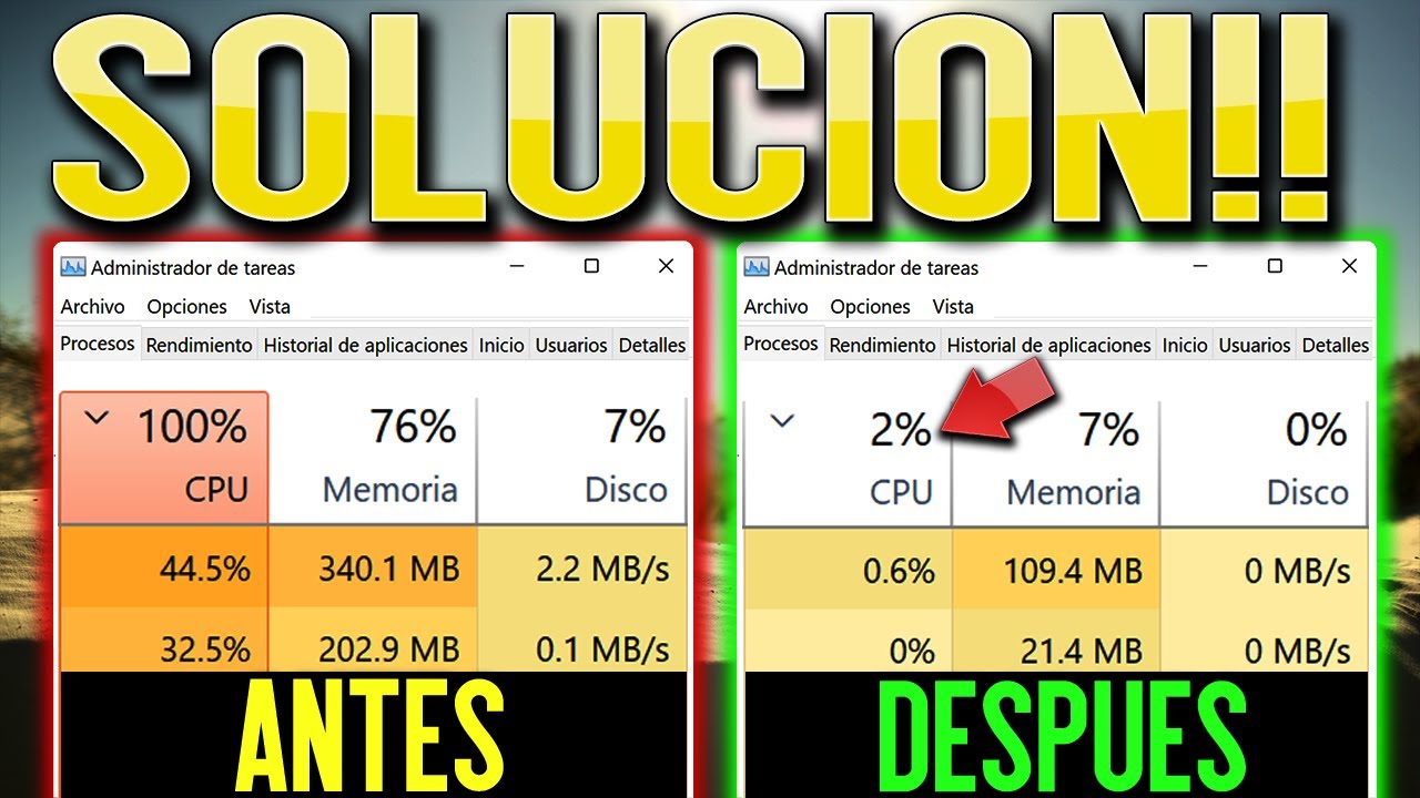 (SOLUCION) USO de CPU al 100% en Windows 10/11 | SIN PROGRAMAS