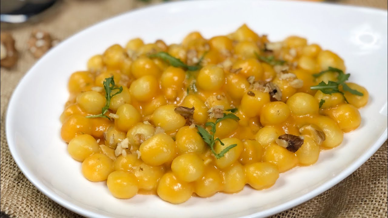 Gnocchi di patate con crema di zucca Quando non sai cosa cucinare! Pasta facile in pochi minuti!