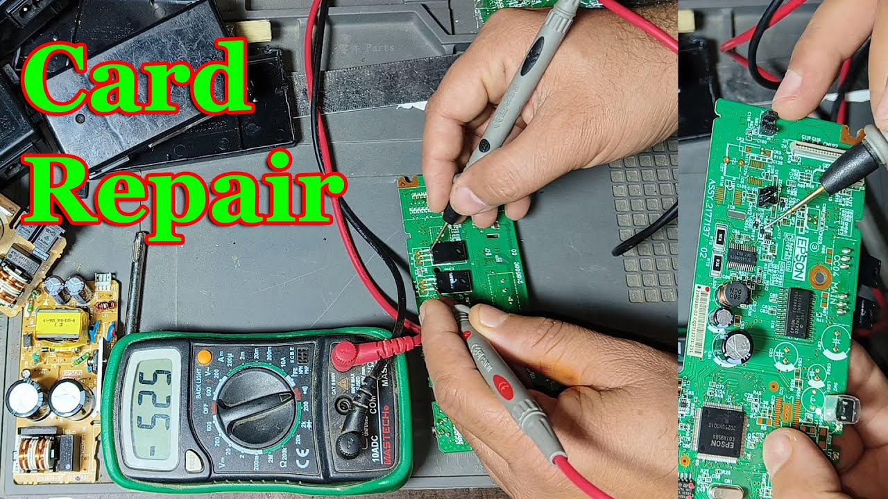 Epson Printer Card Repair No Power Dead Card Repair Course Epson No Power On Fix 100%