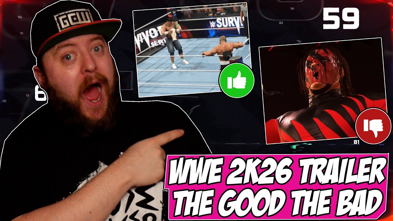 Хорошие и плохие моменты из трейлера WWE 2K26 | Новости видеоигр о рестлинге