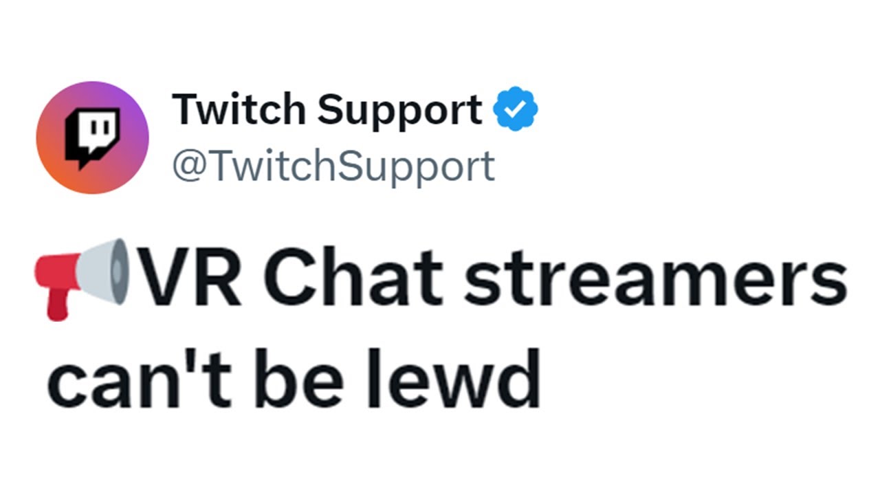 Twitch BANS VR Chat Streamers for Attire...
