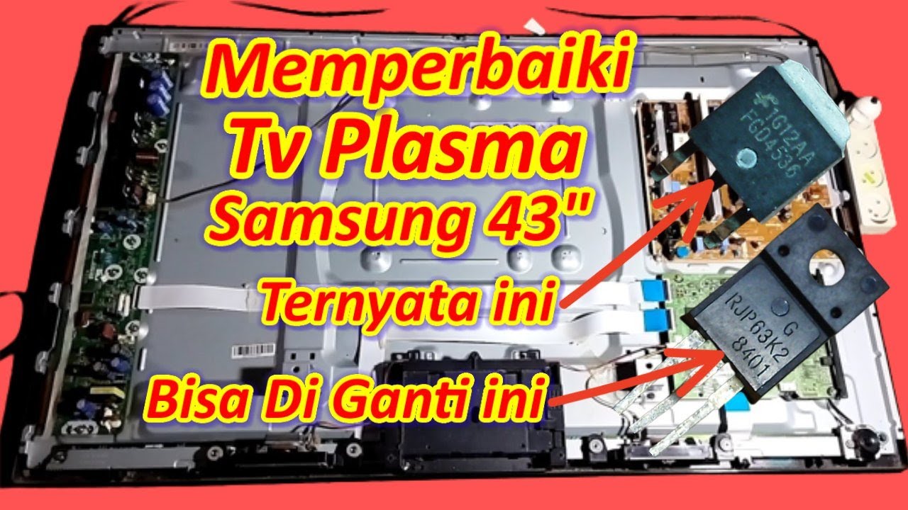 Memperbaiki Tv Plasma Samsung PS43F4000 Lampu Indikator Kedip Kedip