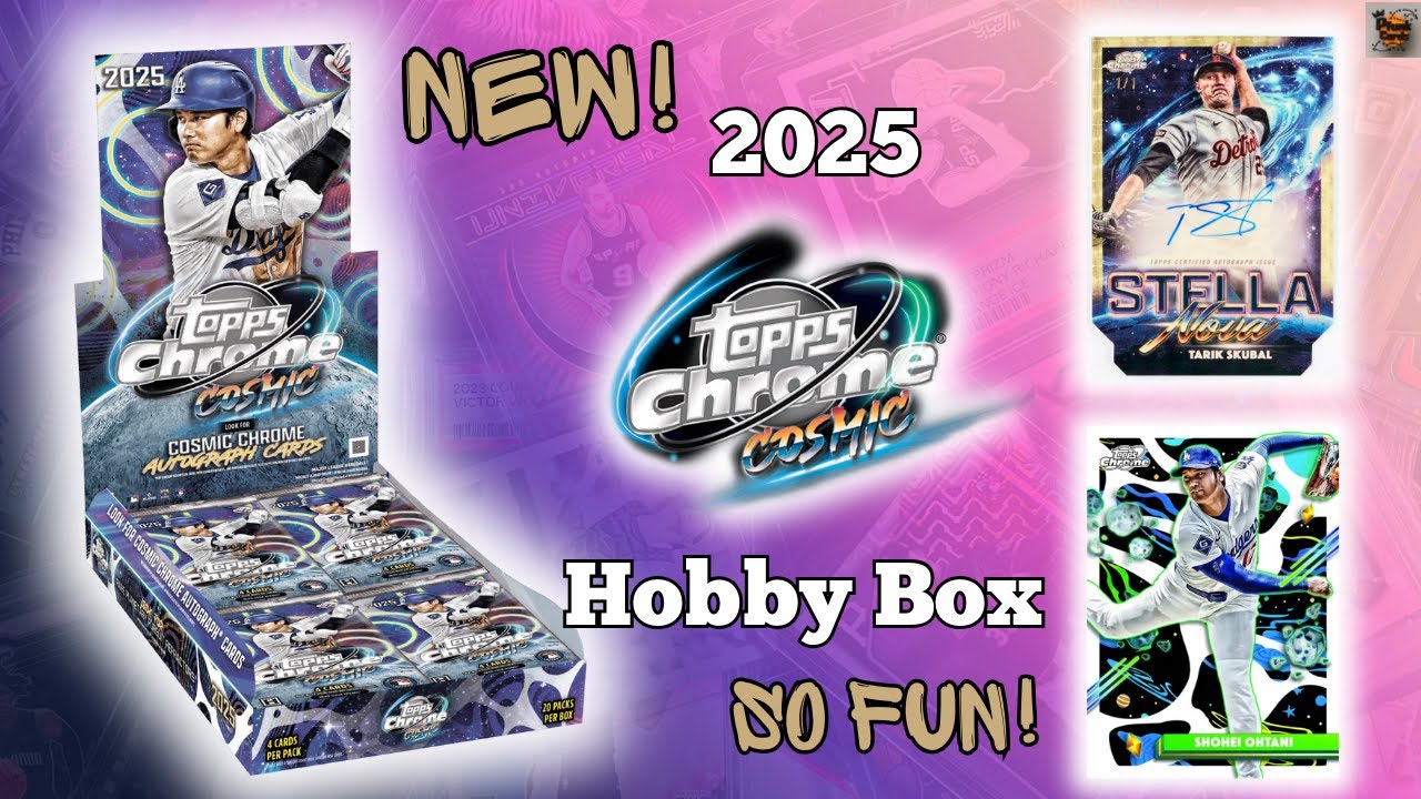 2025 Topps Cosmic Chrome 🚨 – Невероятно ценная находка из коллекционной коробки! Золотая медаль /...