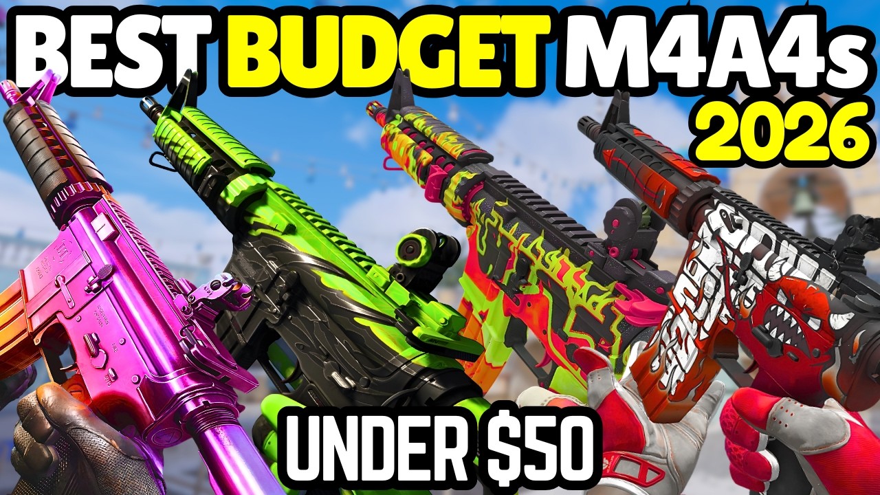 The BEST CHEAP M4A4 Skins To Buy in 2026 (CS2 Budget M4 Skins Under $50)