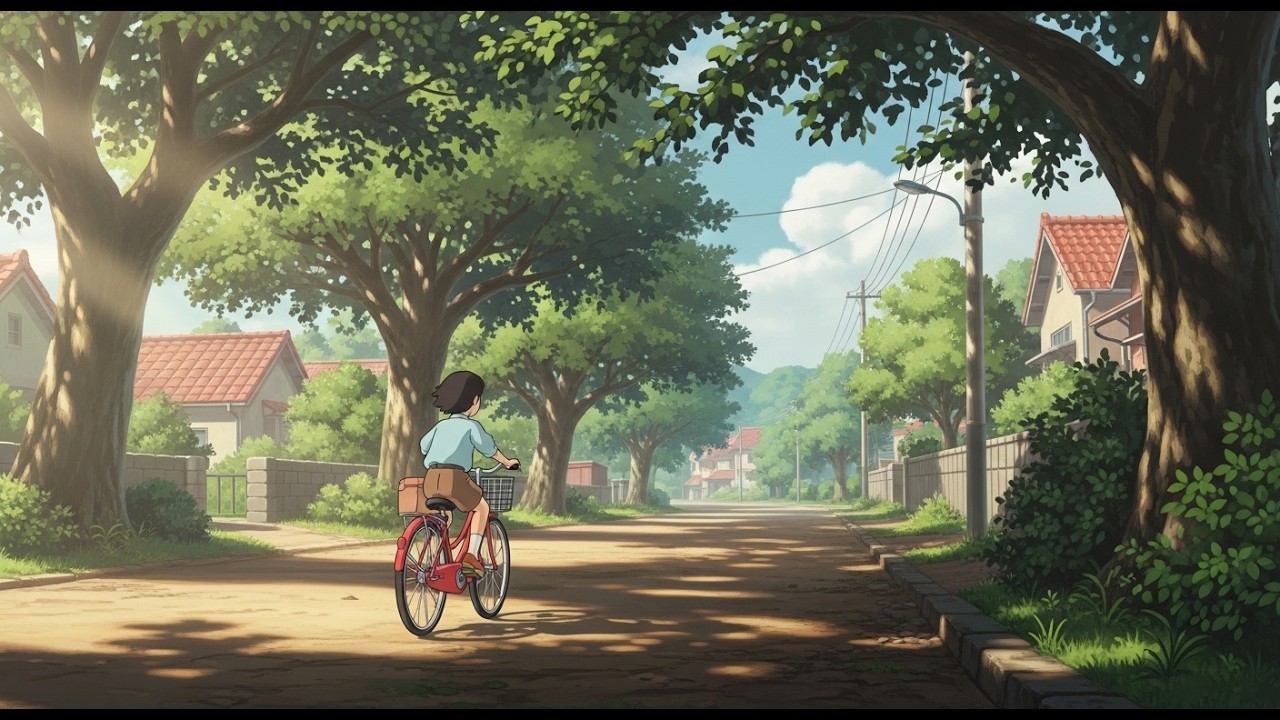 Peaceful Village Life — Slow Moments, Cycling, and Quiet Days