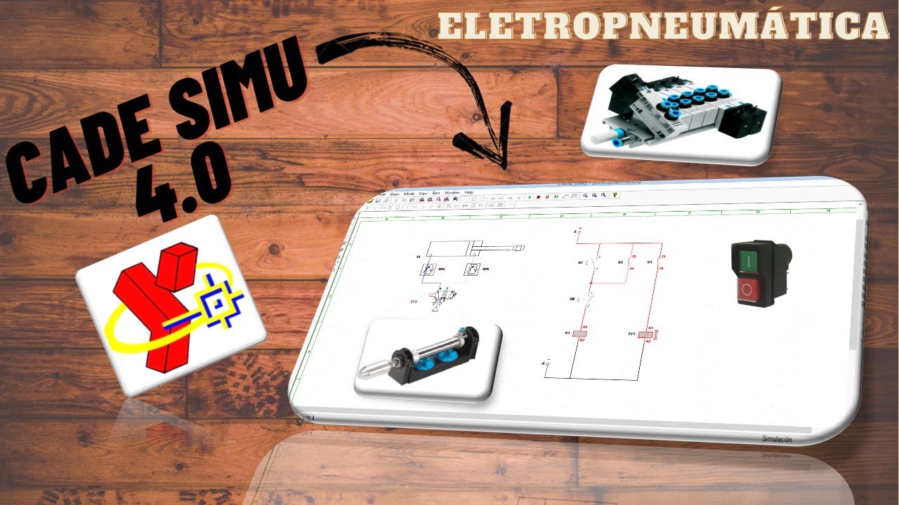 CADeSIMU 4.0- Como Criar um Circuito Eletropneumático